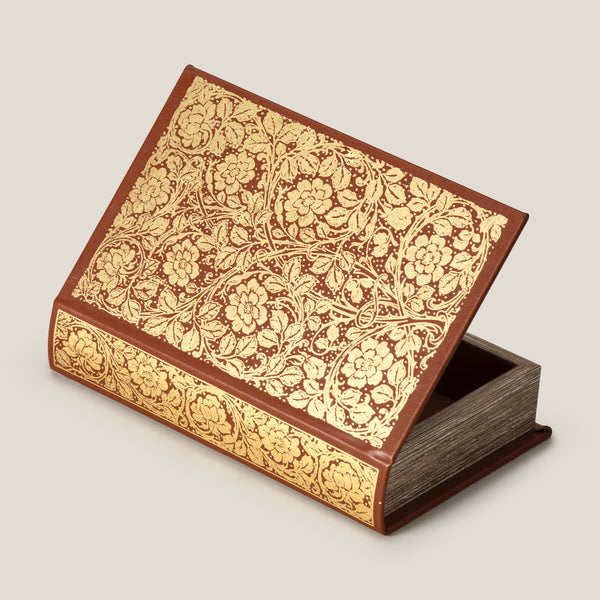 Fleur De Luxe Burgundy Book Box