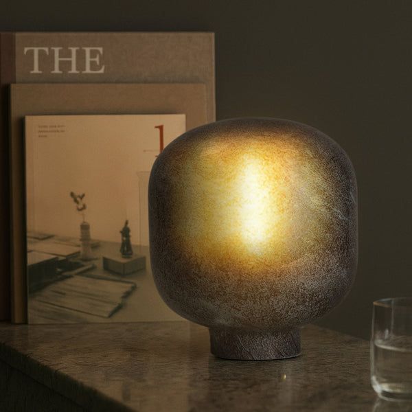 Luna Glow Grey Table Lamp