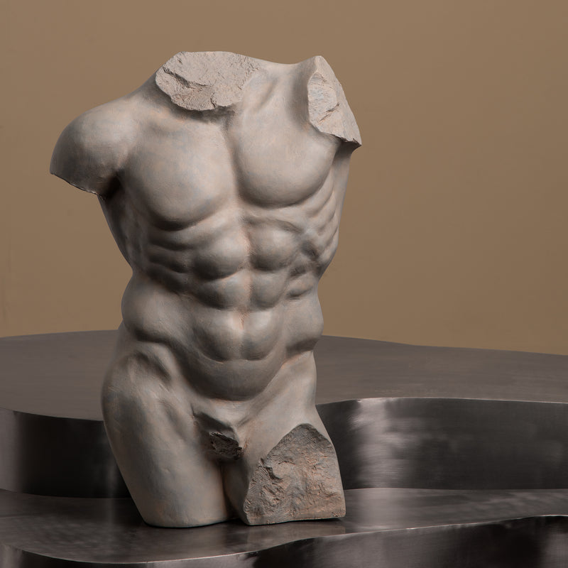 Timeless Torso Grey Sculpture