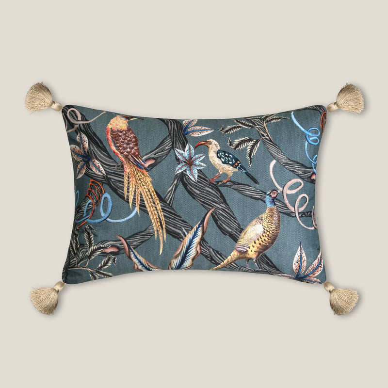 Biltong Printed Velvet Cushion Cover