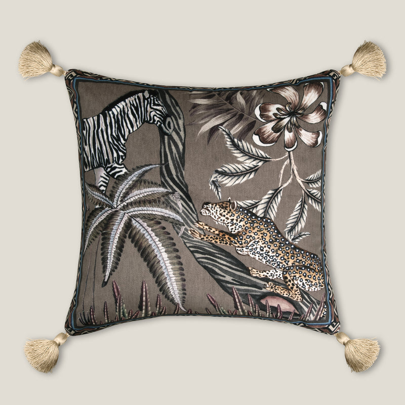 Dorp Printed Velvet Cushion Cover