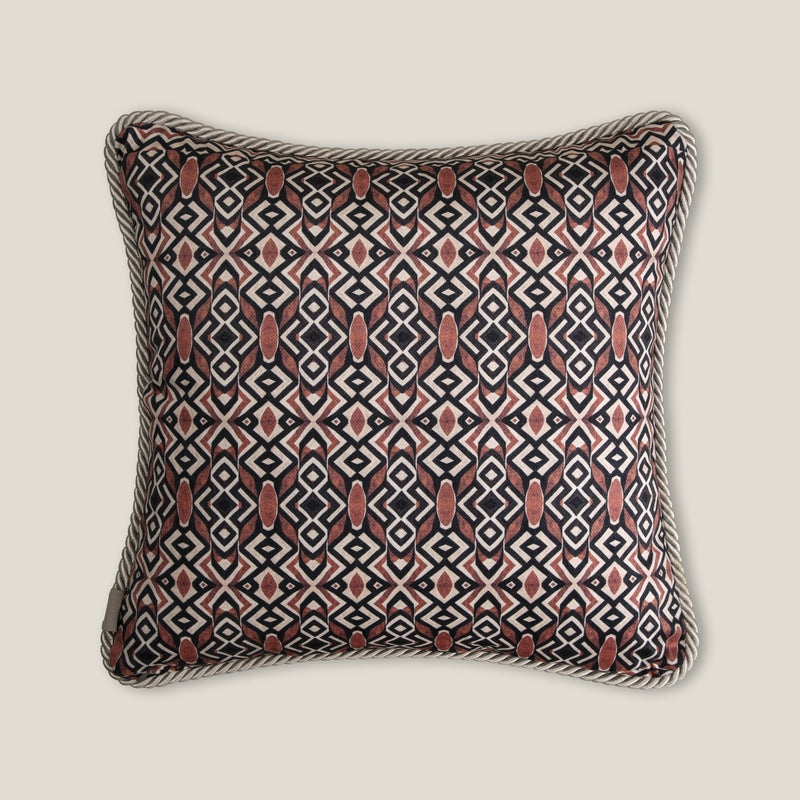 Koppie Printed Velvet Cushion Cover