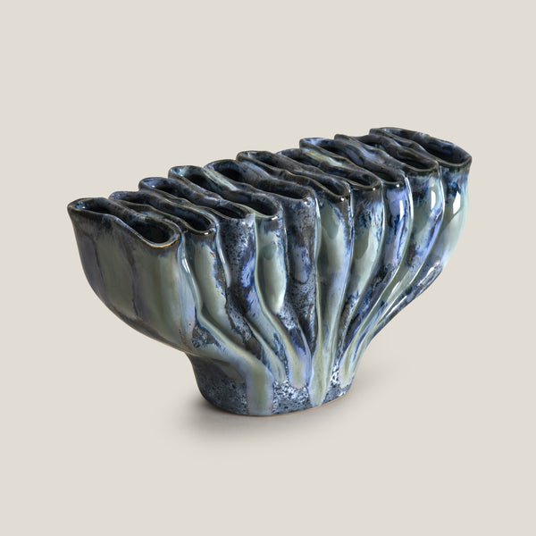 Organic Opulence Blue Vase