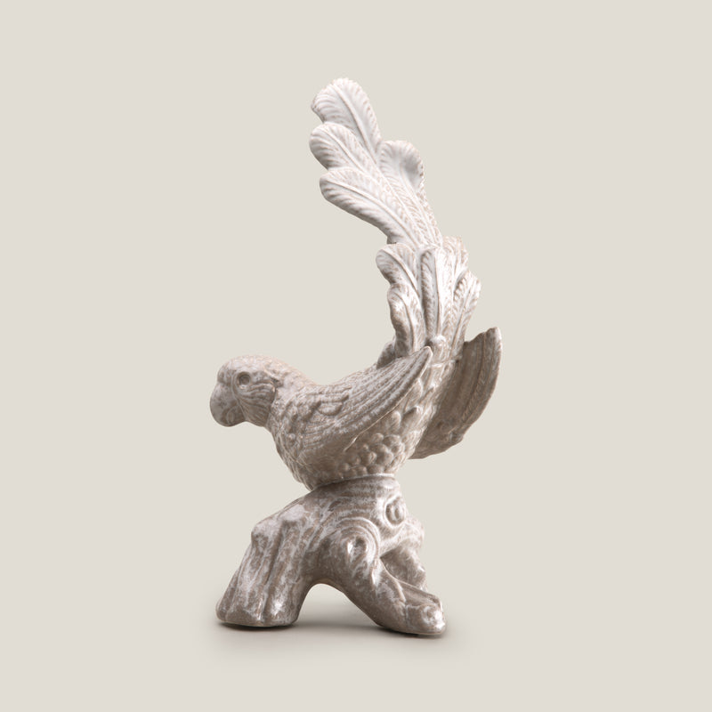 Avian Grey Ceramic Sculpture S