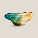 Wavescape Green & Amber Decor Bowl