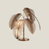 Bahama Palm Brass Table Lamp