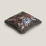 Binos Printed Velvet Cushion Cover