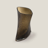 Ellipse Brown Glass Vase L