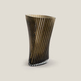 Ellipse Brown Glass Vase S