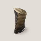 Ellipse Brown Glass Vase S