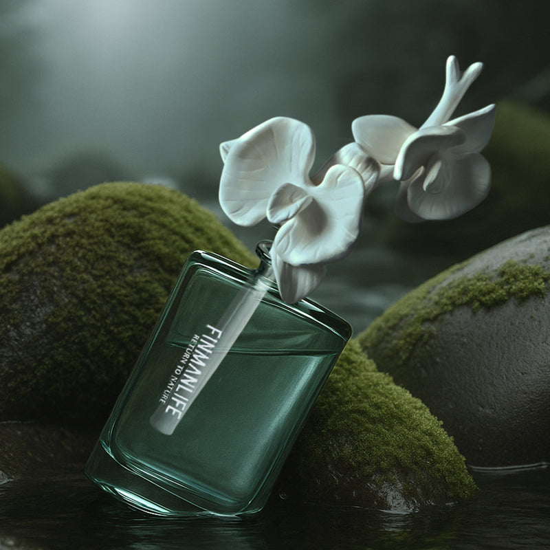 Orchid Grey Glass Reed Diffuser