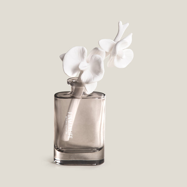 Orchid Grey Glass Reed Diffuser