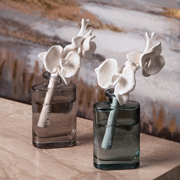 Orchid Blue Glass Reed Diffuser