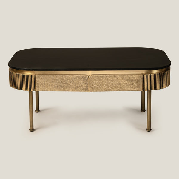 Linear Brass Coffee Table