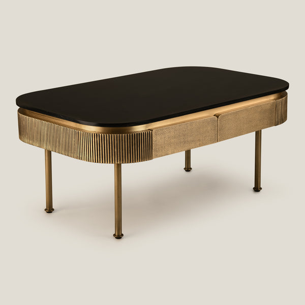 Linear Brass Coffee Table