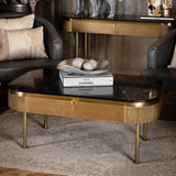 Linear Brass Coffee Table