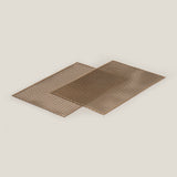 Mochila Brown & Beige Reversible Placemat Set of 2