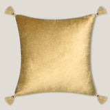 Cerulean Emb. Yellow Cushion Cover