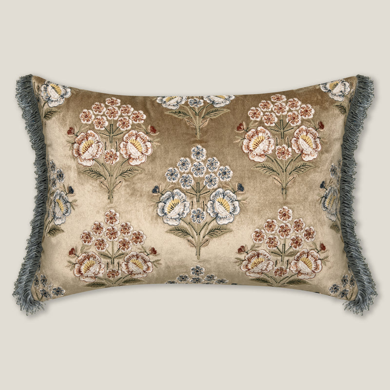 Sorley Emb. Beige Cushion Cover