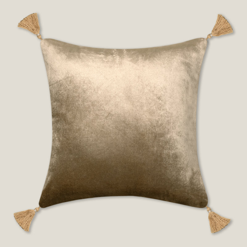 Dylan Emb. Beige Cushion Cover