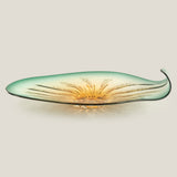 Wavelet Amber & Green Decor Platter
