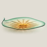 Wavelet Amber & Green Decor Platter