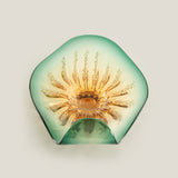 Wavelet Amber & Green Decor Platter