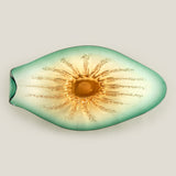 Wavelet Amber & Green Decor Platter