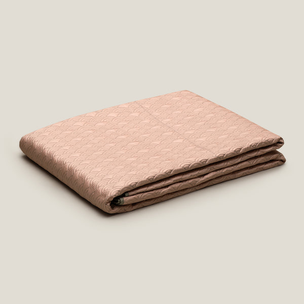 Canto Sage Green & Light Pink Reversible Bedspread