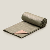 Canto Sage Green & Light Pink Reversible Bedspread