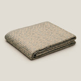 Chanson Emb. Dark Grey Faux Silk Bedspread