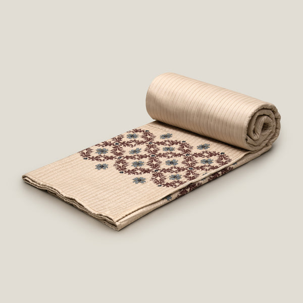 Liron Emb. Beige Bedspread