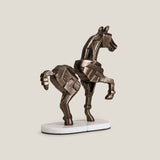 Xanthos White & Antique Gold Bookend