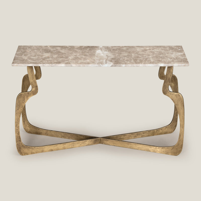 Affinity Gold Console Table