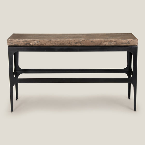 Barclay Brown Console Table
