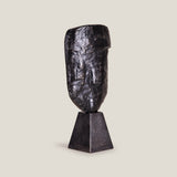 Cycladic Head Antique Grey Sculpture