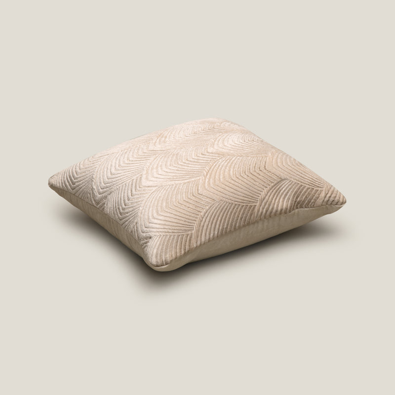 Caspian Emb. Off White Cushion Cover