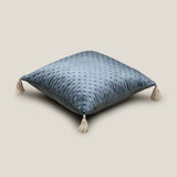 Luna Emb. Blue Cushion Cover