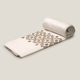 Aelius White Embroidered Bedspread