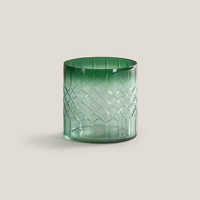 Lyon Green Glass Votive