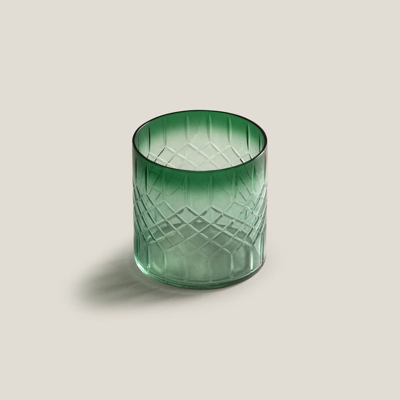 Lyon Green Glass Votive