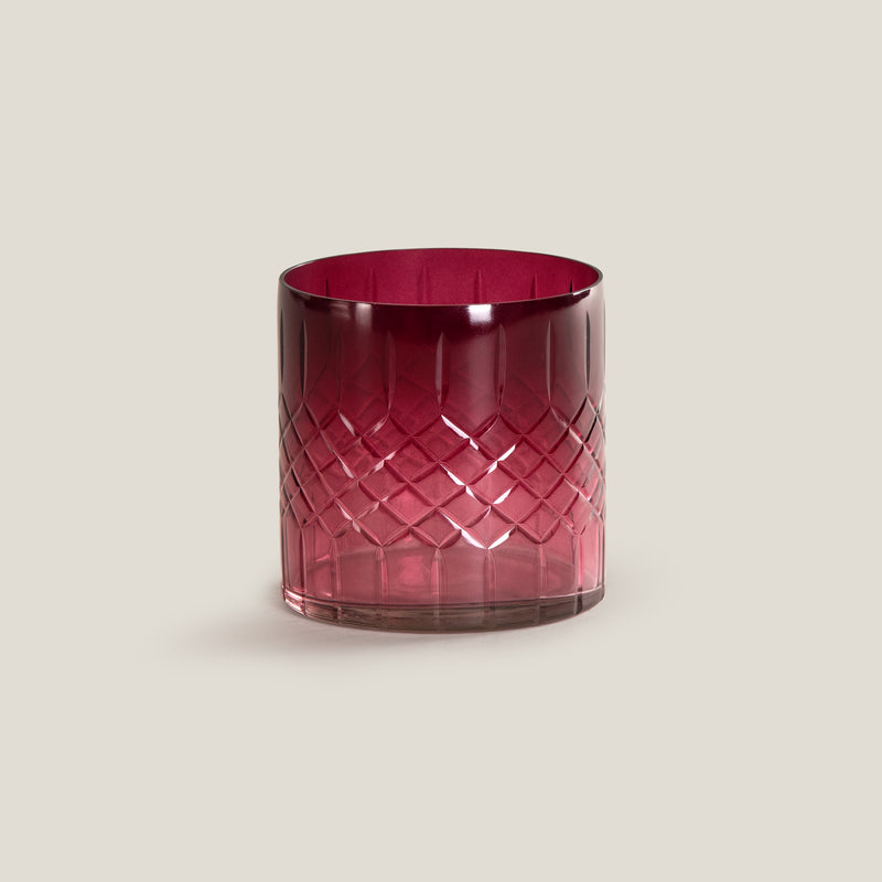 Lyon Purple Glass Votive