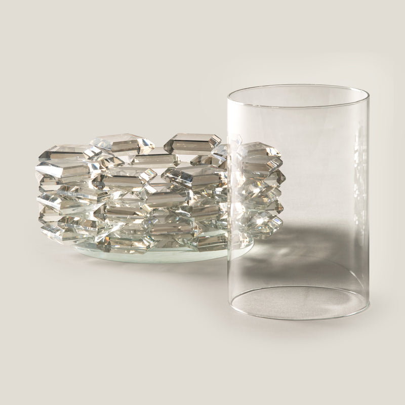 Radiance Grey Candle Holder