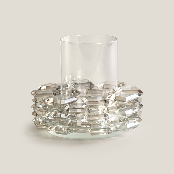 Radiance Grey Candle Holder