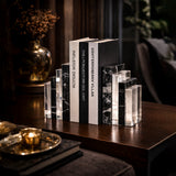 Zenith Black & Clear Bookend