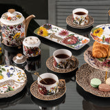 Jenna Clifford Multicolor Cup & Saucer Set of 4