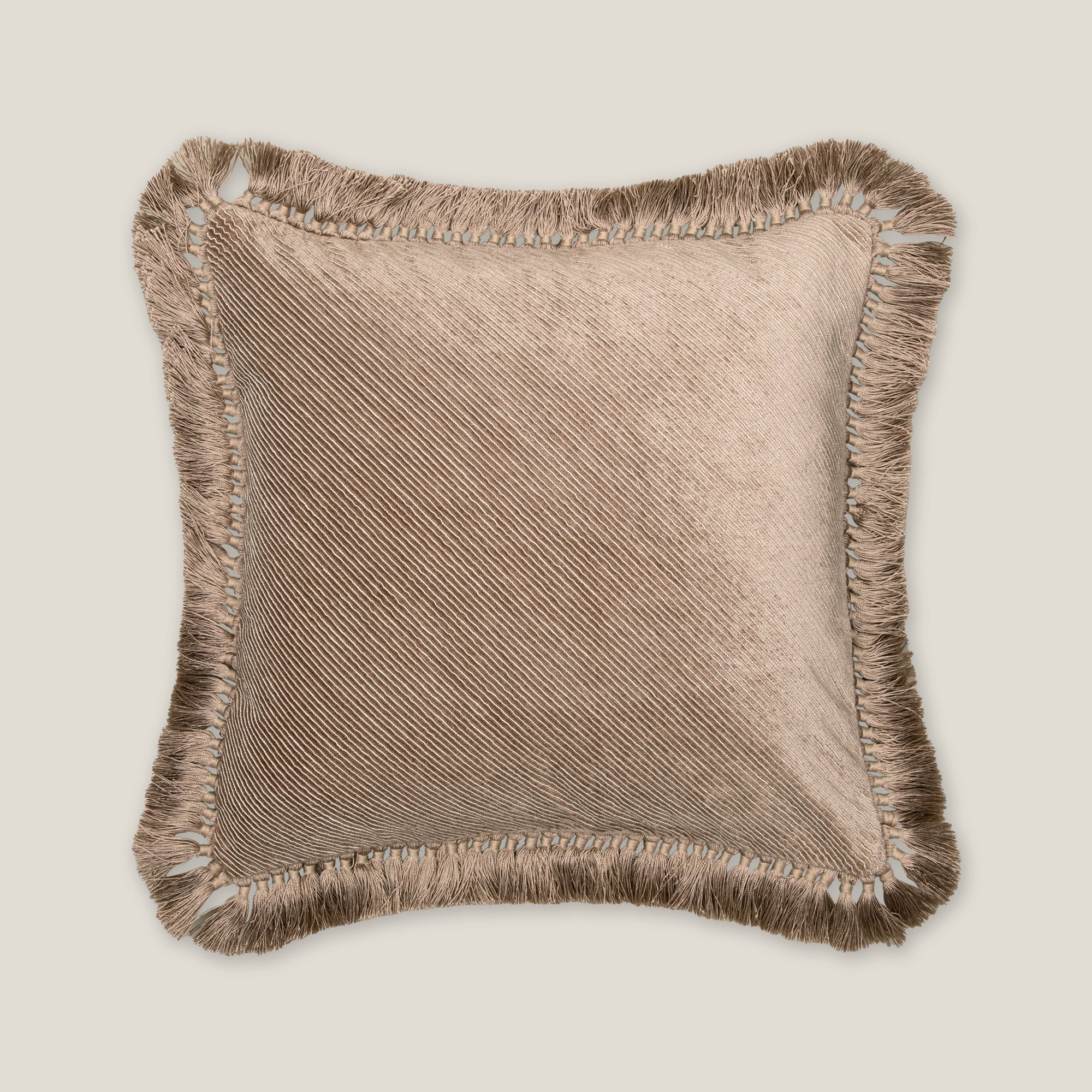 Alyssa Beige & Peach Emb. Reversible Cushion Cover – Address Home