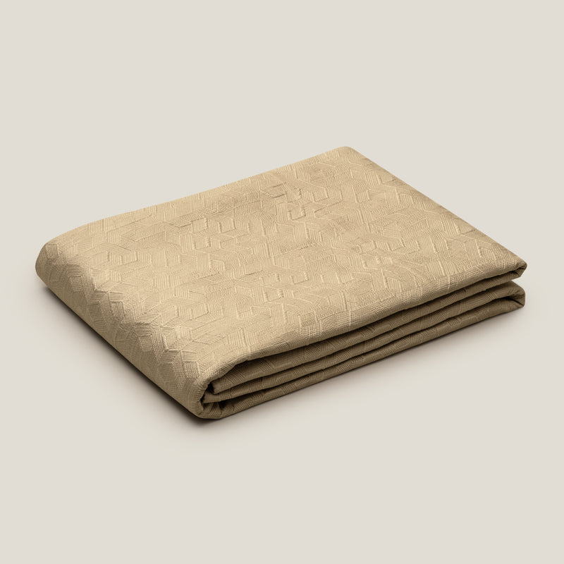 Anira Sage Green & Beige Reversible Bedspread