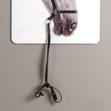 Bridle Grey Framed Canvas