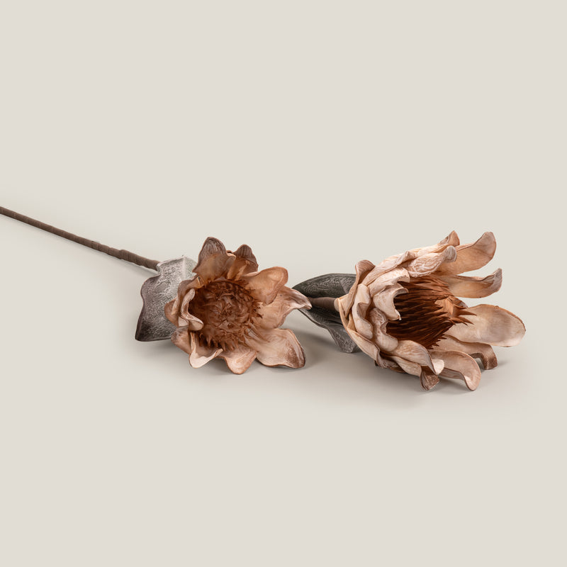 Brown King Artichoke Faux Flower